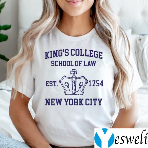 Alexander Hamilton King’s College School Of Law Est 1954 New York City TeeShirt