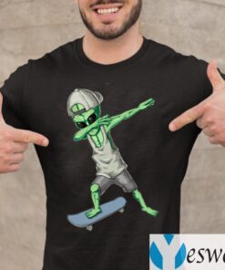 Alien Dabbing Skateboard Shirt