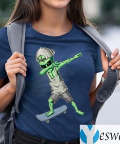 Alien Dabbing Skateboard Shirts