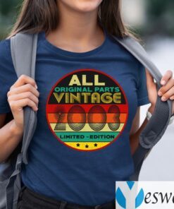All Original Parts Vintage 2003 Limited Edition Shirts