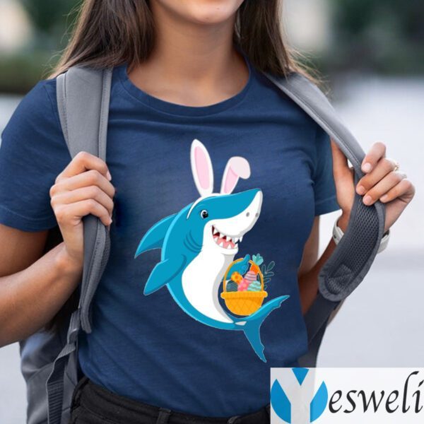 Bunny Shark Doo Doo Doo Easter Egg T-Shirts