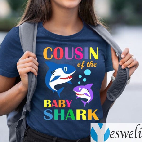 Cousin Of The Baby Birthday Shark TeeShirt