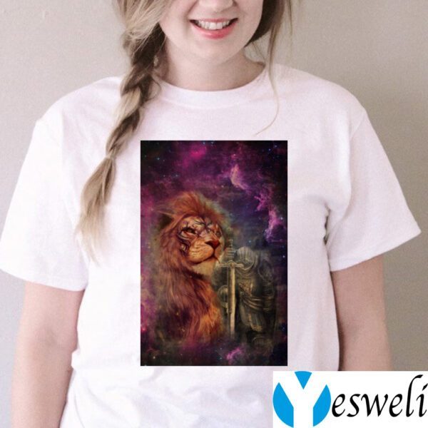 Knight warrior and Lion TeeShirt