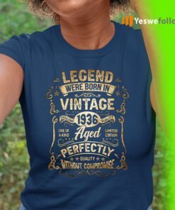 Legends Were Born in 1936 85th Birthday 85 Years Old TeeShirts