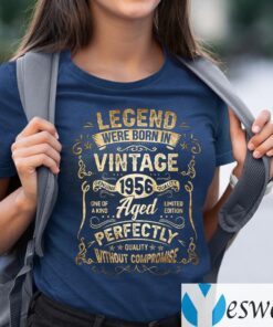 Legends Were Born in 1956 65th Birthday 65 Years Old Shirt
