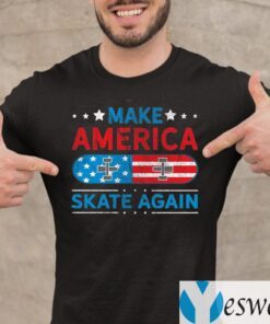 Make America Skate Again US Flag Retro Grunge Shirts