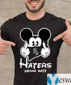 Mickey Mouse fuck Chicago White Sox haters gonna hate teeshirts