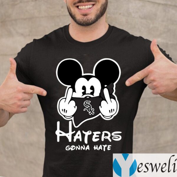 Mickey Mouse fuck Chicago White Sox haters gonna hate teeshirts