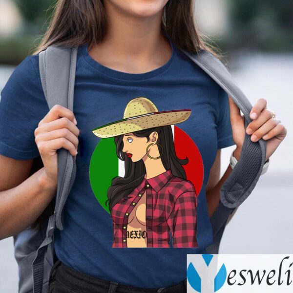 Sexy Sombrero Mexican Gangster Girl Cinco De Mayo Shirt