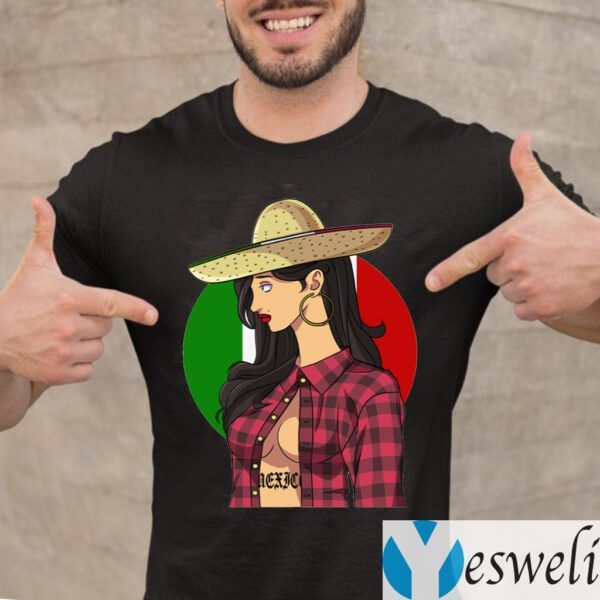 Sexy Sombrero Mexican Gangster Girl Cinco De Mayo Shirts