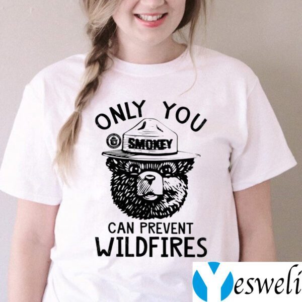 Smokey Bear Only You Can Prevent Wildfires TeeShirt