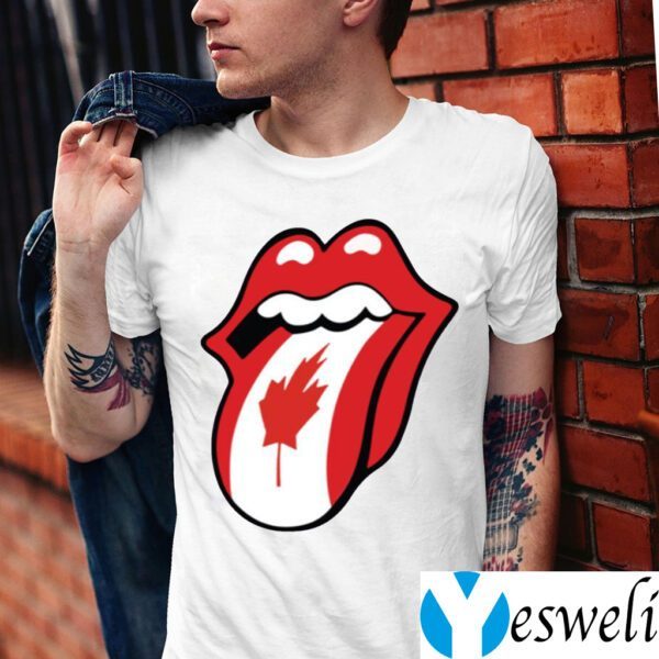 The Rolling Stones Lips Canadian TeeShirts