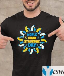 World Down Syndrome Day Awareness Socks T-Shirt