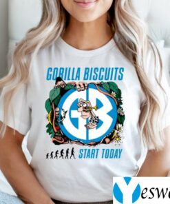 gorilla biscuits start today shirts