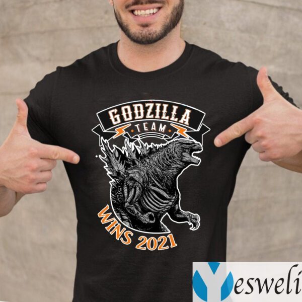 team godzilla wins 2021 teeshirts