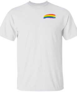 LGBT pocket pride flag shirt