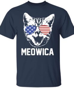 4th of July meowica shirt