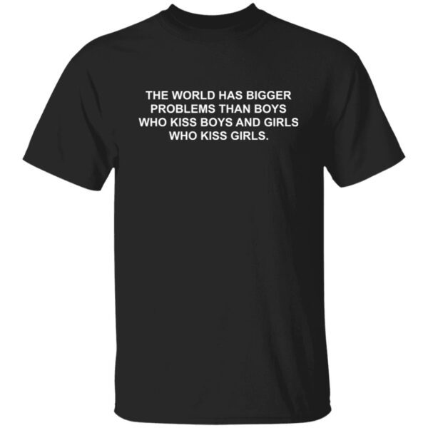The world has bigger problems than boys shirt