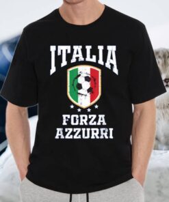 Forza Azzurri Jersey Football 2021 2020 National Team Italia T-Shirt
