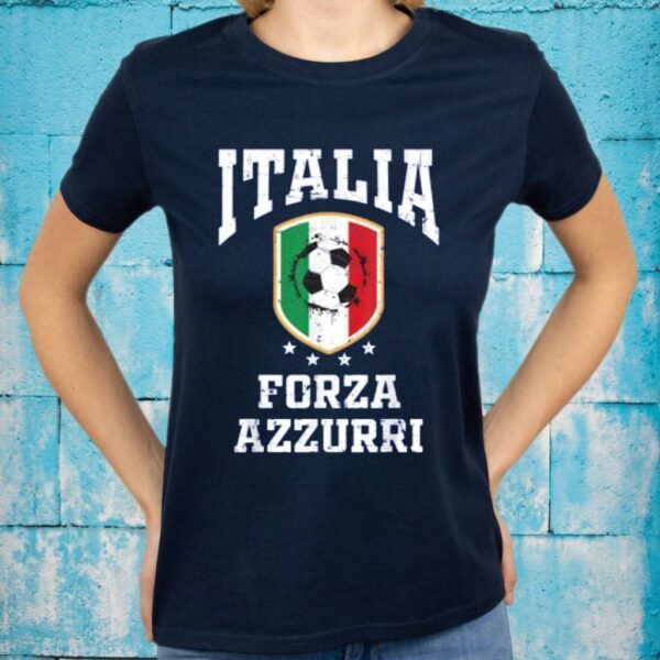 Forza Azzurri Jersey Football 2021 2020 National Team Italia T-Shirts