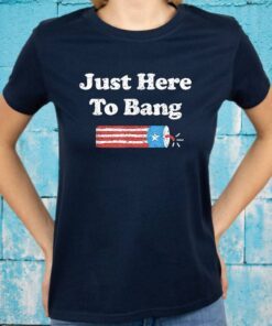 Fourth of July 4th of July I'm Just Here To Bang T-Shirts