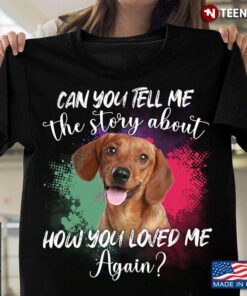Can You Tell Me The Story About How You Loved Me Again Funny Dachshund for Dog Lover