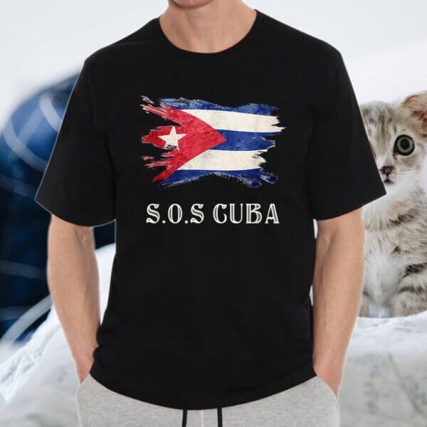 Sos Cuba Flag Cuba Cuban Flag Shirts