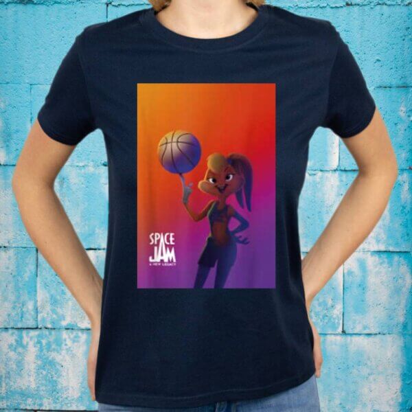 Space Jam A New Legacy Lola With Basketball Poster Shirt