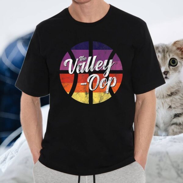 The Valley Oop Phoenix Basketball Retro Sunset Basketball Shirts