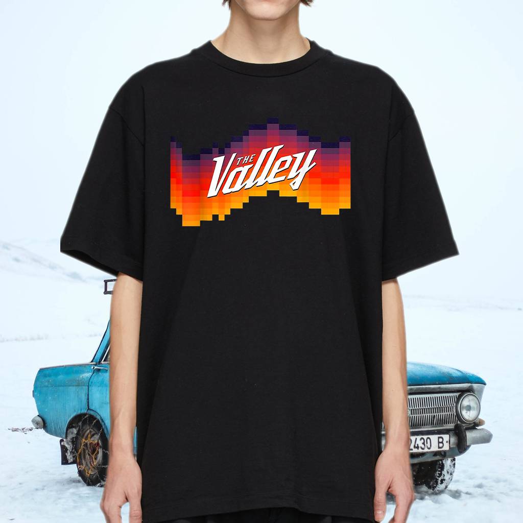 The Valley Retro Sunset Basketball Shirt