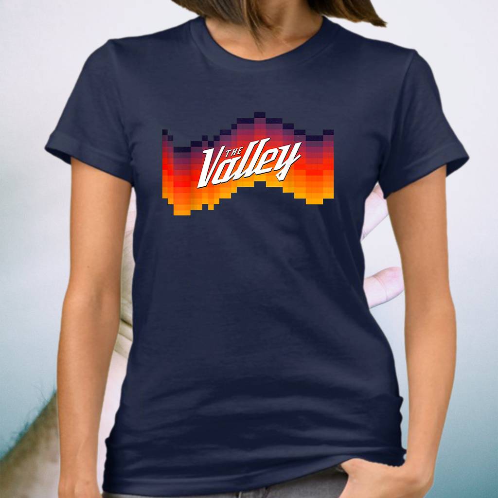 The Valley Retro Sunset Basketball Shirts