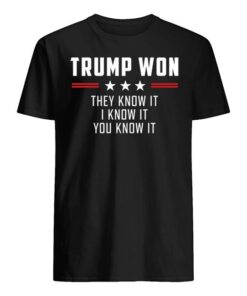 Trump Won They Know It I Know It You Know It Shirt
