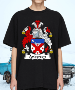 Anderson Coat Of Arms Family Crest Shirt