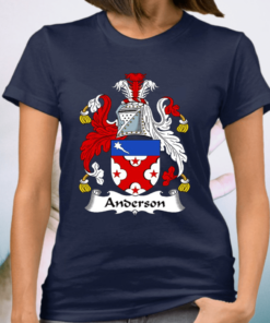 Anderson Coat Of Arms Family Crest Shirts