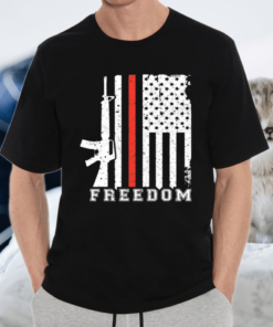 Freedom Rifle 2A Usa Flag Shirt
