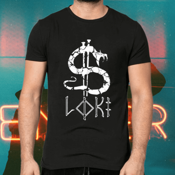 Loki Norse God Odin Symbol Viking T Shirts