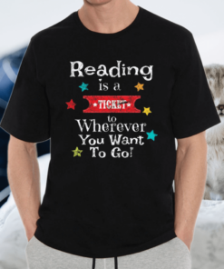 Reading Teachers Students Vintage Book Reading TShirt