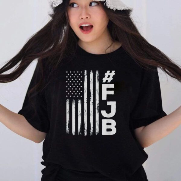 FJB Pro America US Distressed Flag F Biden FJB T-Shirt