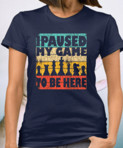 I Paused My Chess Game Funny Sports Player Coach Graphic Premium T-Shirt