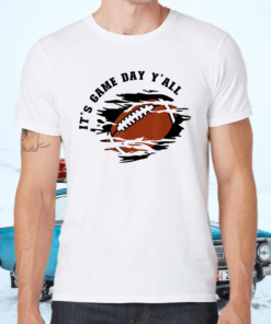 It's Game Day Y'all Cool For Football America Football Fans TShirt