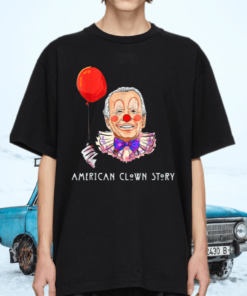 Joe Biden Horror American Clown Story Halloween Costume T-Shirt
