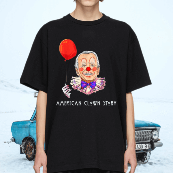 Joe Biden Horror American Clown Story Halloween Costume T-Shirt