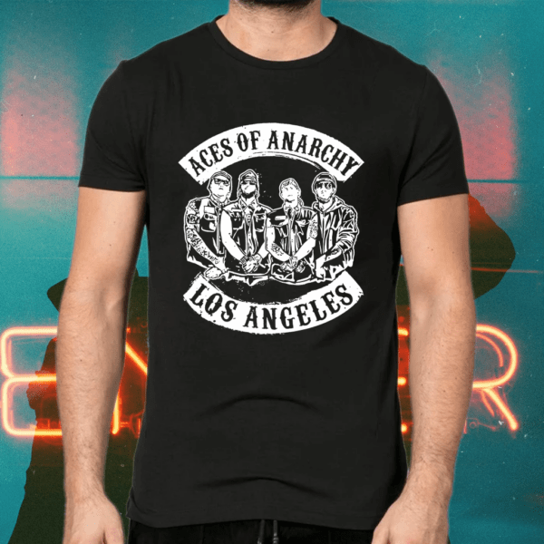 aces of anarchy los angeles t shirts