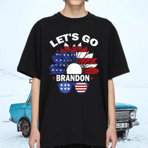 Let's Go Brandon Conservative Anti Liberal US Flag Shirt