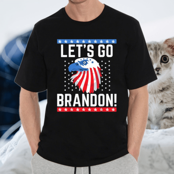 Let's Go Brandon Lets Go Brandon Funny Men Women US Flag T-Shirt