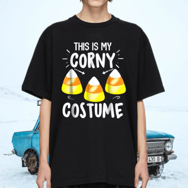 This Is My Costume Halloween Funny Candy Corn Tee Shirt