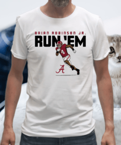 alabama brian robinson jr run em tshirt