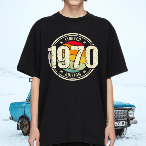 51 Years Old Vintage 1970 Limited Edition Shirt