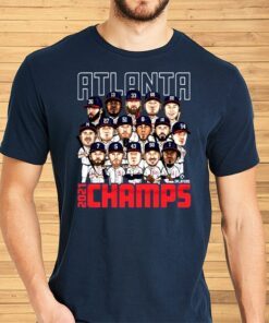 Atlanta Braves 2021 World Series Champions Roster T Shirts