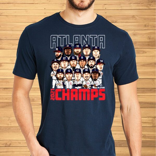 Atlanta Braves 2021 World Series Champions Roster T Shirts